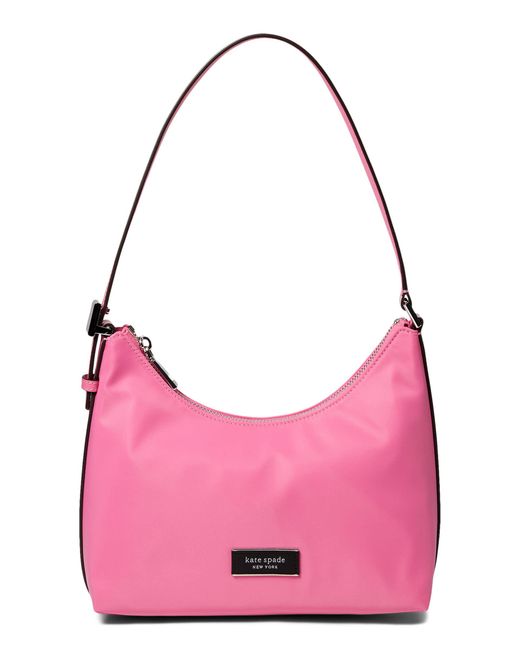 Kate Spade Sam Icon Nylon Small Shoulder Bag in Pink Lyst