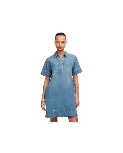 Madewell Denim Dresses Denim Overall Dress Madewell Denim Mini Dress Shop  Madewell Denim