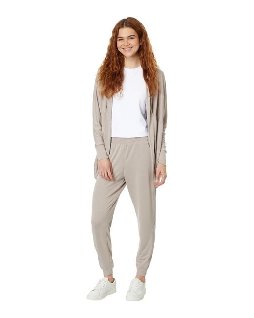 Jockey Natural 3-piece French Terry Yoga Cocoon Wrap, Tank Joggers
