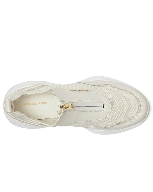 MICHAEL Michael Kors Metallic Zuma Slip-On Trainer Shoes, Synthetic
