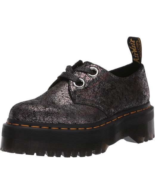 dr martens holly ribbon flatform shoes