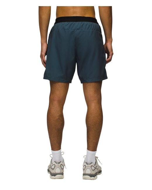 Prana Blue Intrinsic Lined Shorts for men