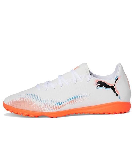 PUMA White Future 8 Play Turf Trainer Soccer Cleats Soccer Shoes//Glowing 10 D for men