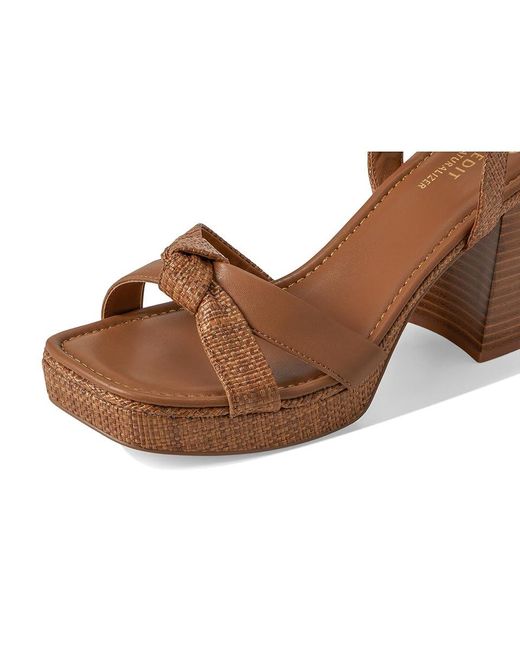 Naturalizer Brown 27 Edit Peyton Wedge Shoes 10 M (B) Textile