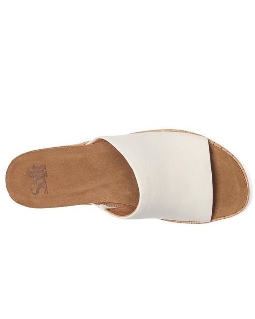 Söfft White Cass Sandals 11 M (B) Leather