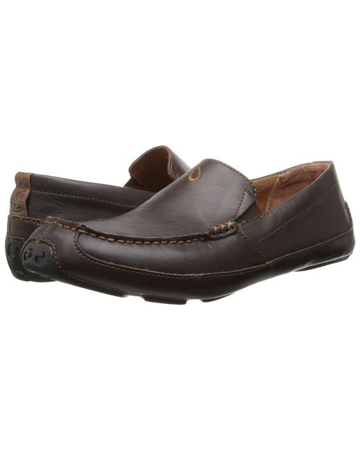 Olukai Brown Akepa Moc (chocolate) Men's Shoes for men