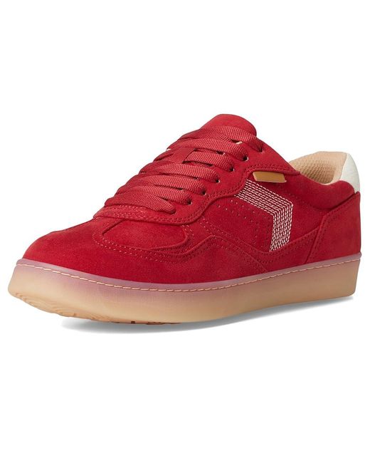 Dr. Scholls Red Right On Lace-Up Shoes Shoes, Faux Leather