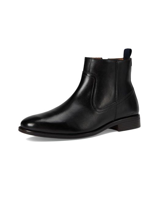Johnston & Murphy Black Reeve Zip Boots Boots 14 M (D) Leather for men
