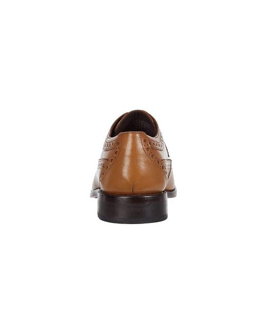 Anthony Veer Brown Regan Wing Tip Derby (Walnut) Shoes for men