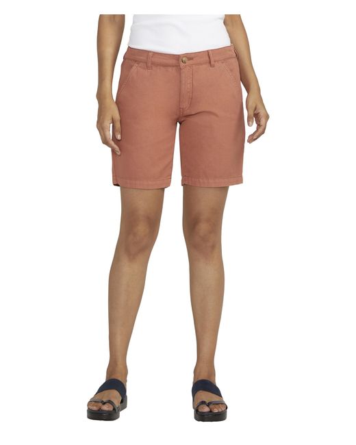 Jag Jeans Tailored Shorts In Chutney