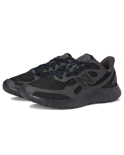 New Balance Black Fresh Foam Arishi V4 Tiralux Running Shoes/ Cement/ Cement 9 Ee for men