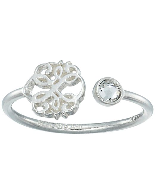 ALEX AND ANI Metallic Path Of Life Ring (sterling Silver) Ring