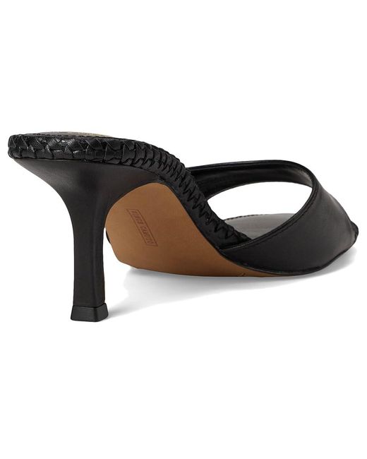 Vince Camuto Black Emmla Stitched Mule Sandals Sandals, Leather