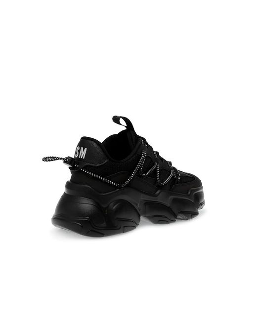 Steve Madden Black Spectator Shoes/ Rubber/Synthetic