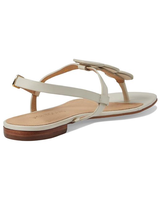 Jack Rogers Metallic Worth Flat Sandal (Ivory) Shoes