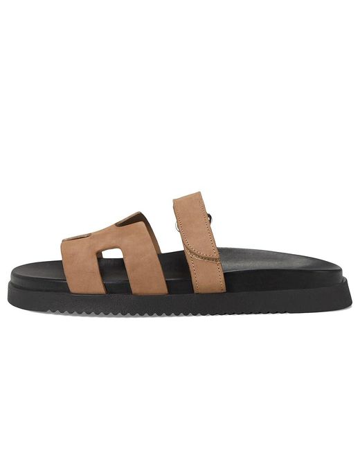 Steve Madden Black Mayven Shoes, Leather