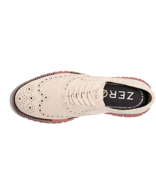 Cole Haan White Zerogrand Remastered Wingtip Oxford Unlined for men