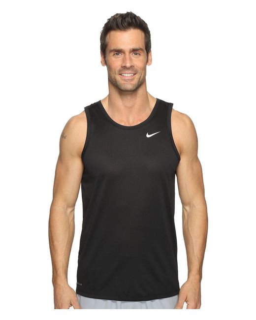 Nike Legend Tank Top (black/white) Men's Sleeveless for men