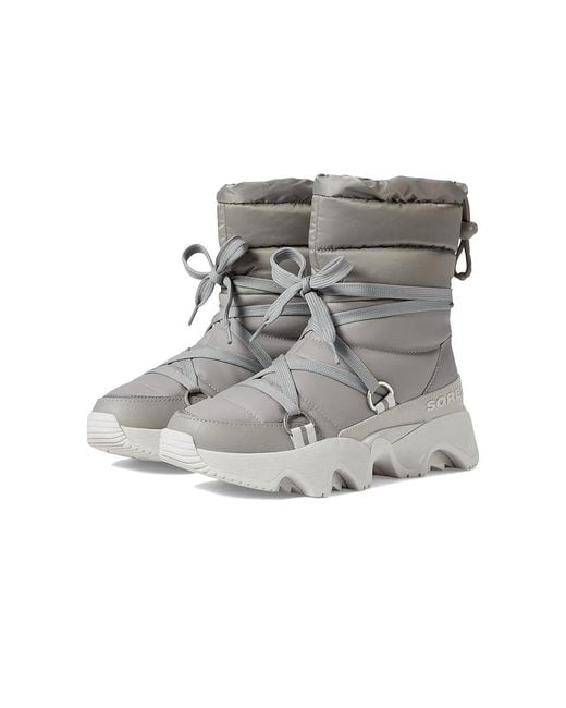 Sorel Metallic Kinetic Impact Nxt Boot Waterproof Boots Chrome/Moonstone 11 B