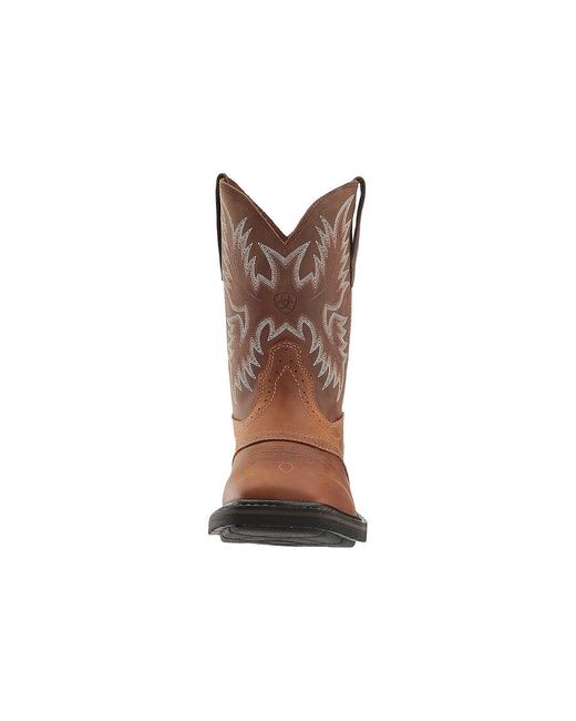 Ariat Brown Sierra Wide Square Toe Cowboy Boots 13 Ee for men