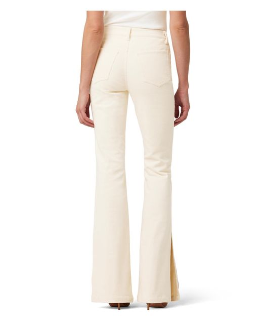 Joe's Jeans The Frankie Bootcut Wide Hem W/ Slit in Natural Lyst