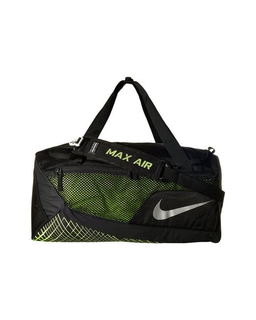 Nike Vapor Max Air Training Medium Duffel Bag (black/volt/metallic Silver)  Duffel Bags for Men | Lyst