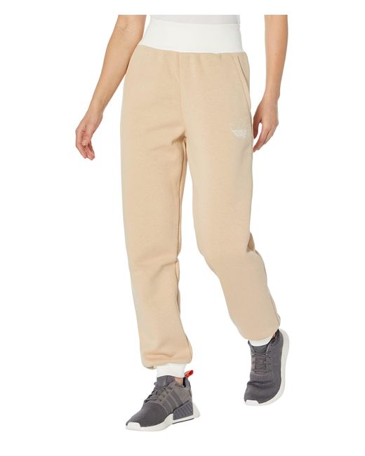 trefoil essentials cuffed joggers