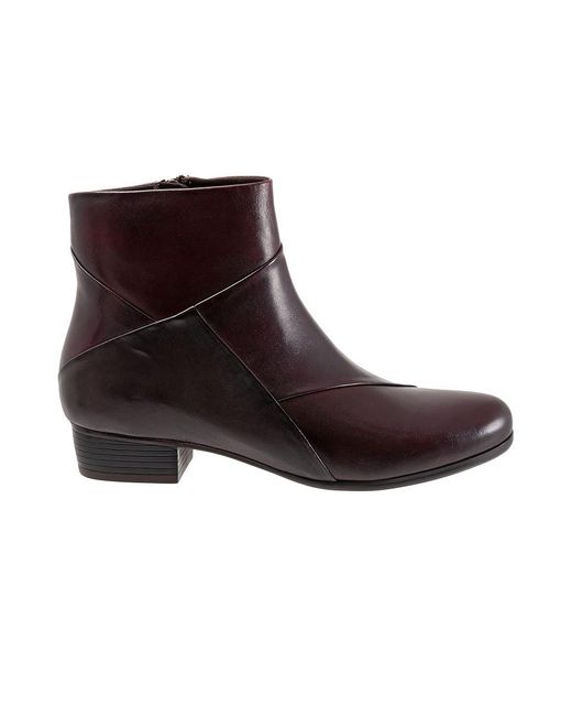 Trotters Red Maci Boots 5 M (B) Leather