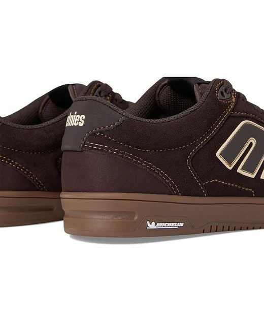 Etnies Brown Serin Shoes/Gum 8.5 D for men