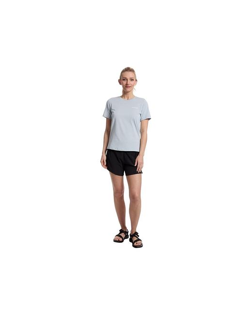 Columbia Black Wild Springstm Short Sleeve Clothing, Elastane/Polyester