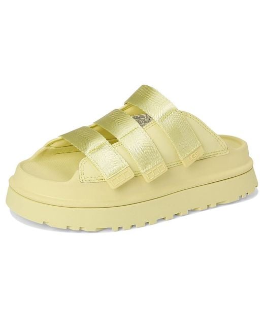 Ugg Yellow Goldenglow Slide Sandals 7 B