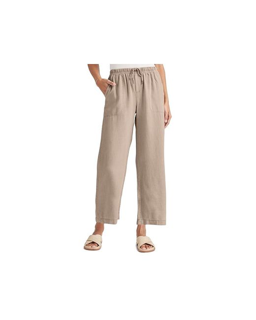 Splendid Anige Crop Wide Leg Pant (Fawn) Casual Pants in Black | Lyst