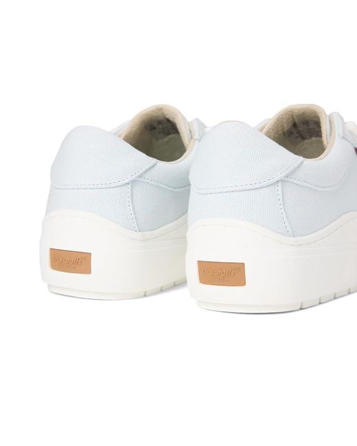 Dr. Scholls White Time Go Slip-On Flat Shoes, Canvas