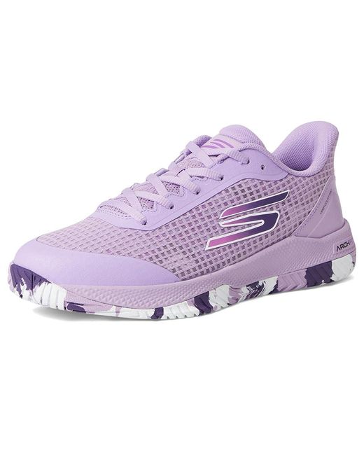 Skechers Purple Go Train Arch Fit Viper Court Pro