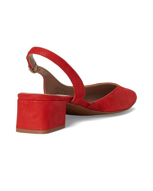 Naturalizer Red Jayla High Heels 6.5 W (C) Leather/Rubber