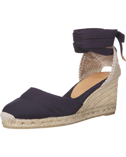 castaner black wedges