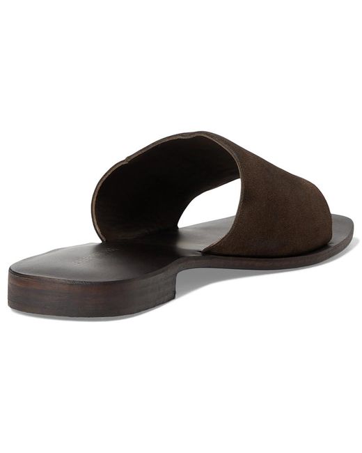 Free People Brown Verona Slides Shoes