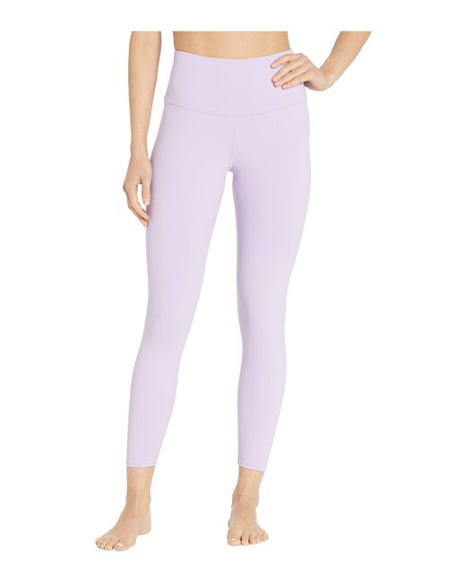 Alo Yoga Purple 7/8 High Waist Airbrush Leggings (lavender Cloud) Women's Casual Pants