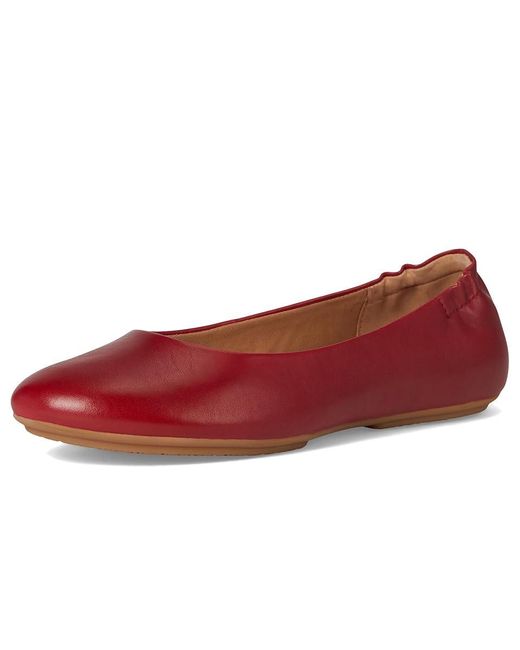 Dansko Red Mollie Flat Shoes, Suede