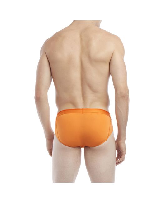 2xist 2(x)ist Speed Dri Electric Low-rise Brief (sun Orange) Underwear for men