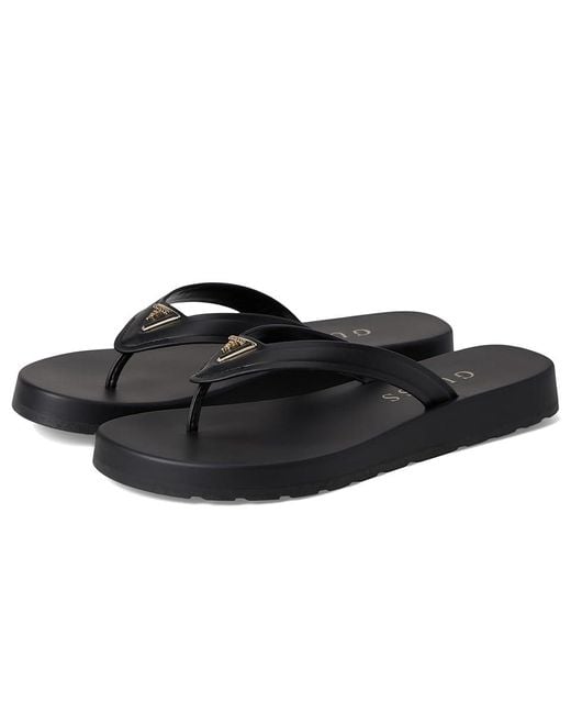 Guess Black Candry Wedge Shoes, Rubber/Synthetic