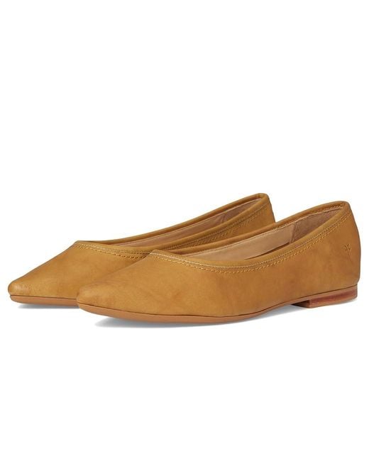 Frye Brown Heather Ballet Flat Shoes 6.5 B