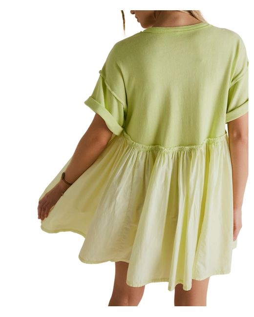 Free People Green Catalina Mini Dress