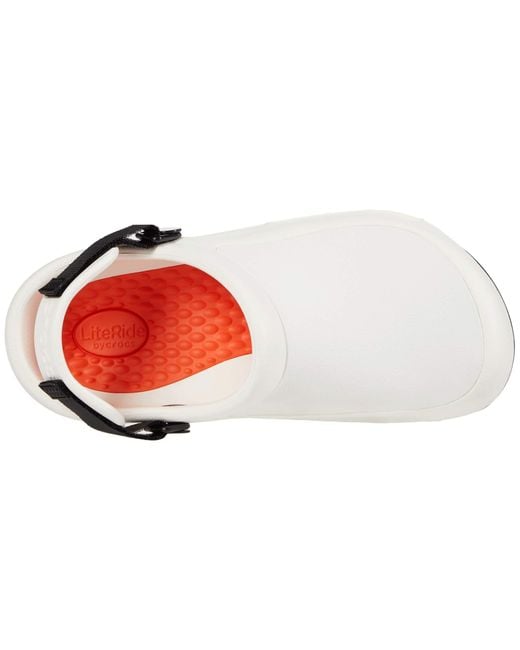 crocs white bistro clogs