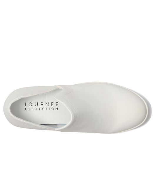Journee Collection White Cardi Shoes, Faux Leather