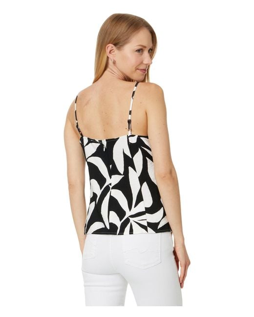 Vince Camuto White Strappy Fitted Tank