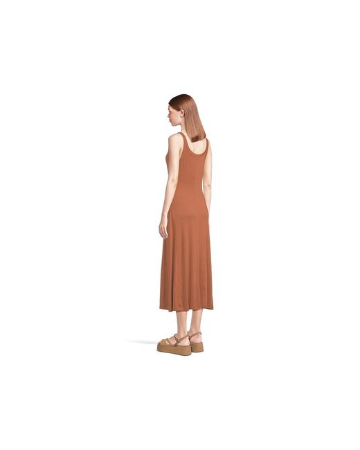 Michael Stars Black Celine Midi Dress Dress Xs (Us 0-2) Cotton/Modal/Spandex