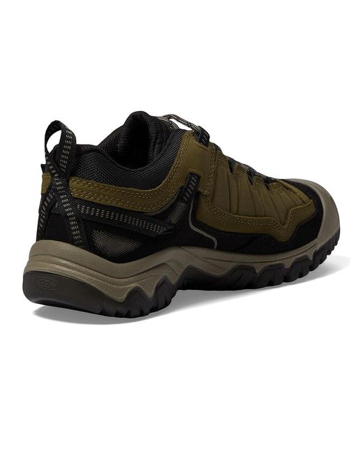 Keen Black Targhee 4 Vent Durable Breathable (Alloy/Granite) Climbing Shoes