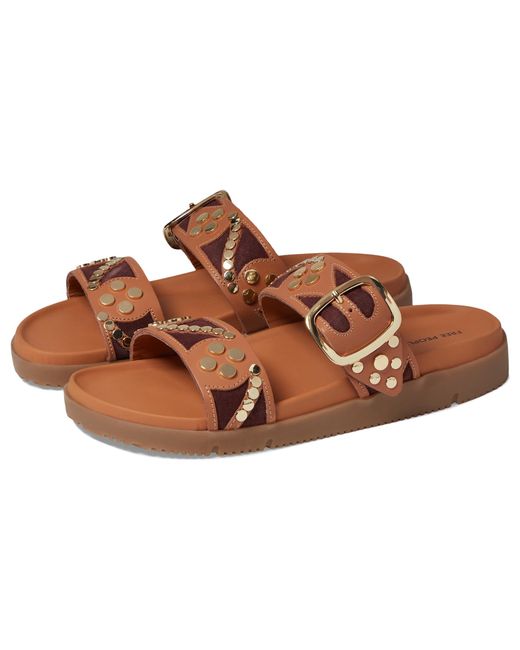 Free People Brown Revelry Studded Sandal