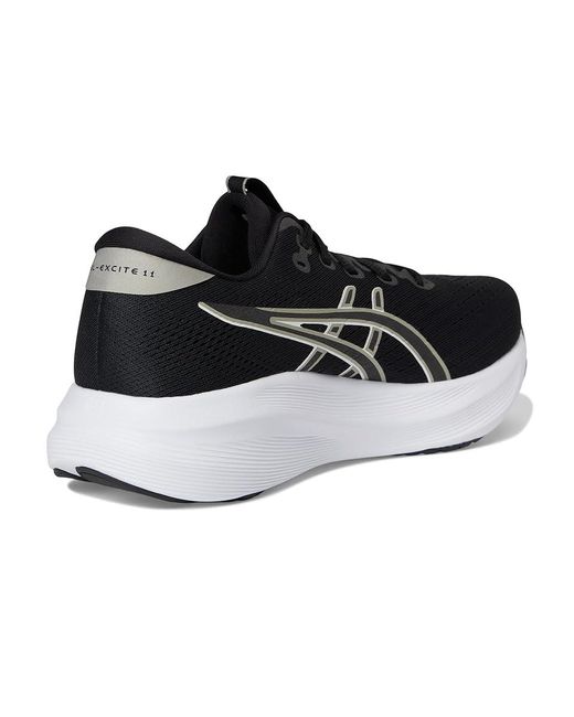 Asics Black Gel-Excite 11 Shoes/Meteor 14 D for men